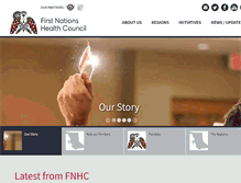 Tablet Screenshot of fnhc.ca